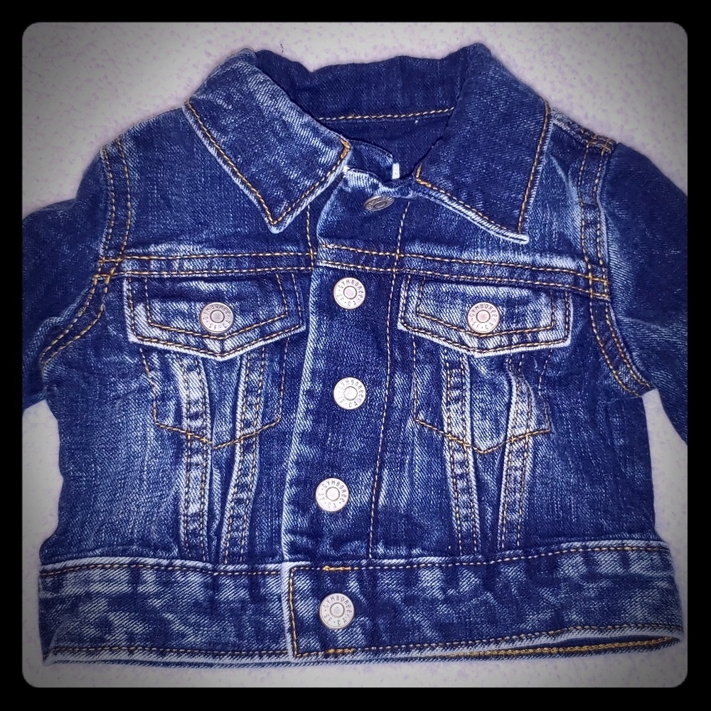 Baby girl or boy Gymboree Jean Jacket 0-3 Month